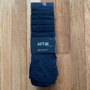 Apt. 9 Trouser Socks (6 Pairs) Black